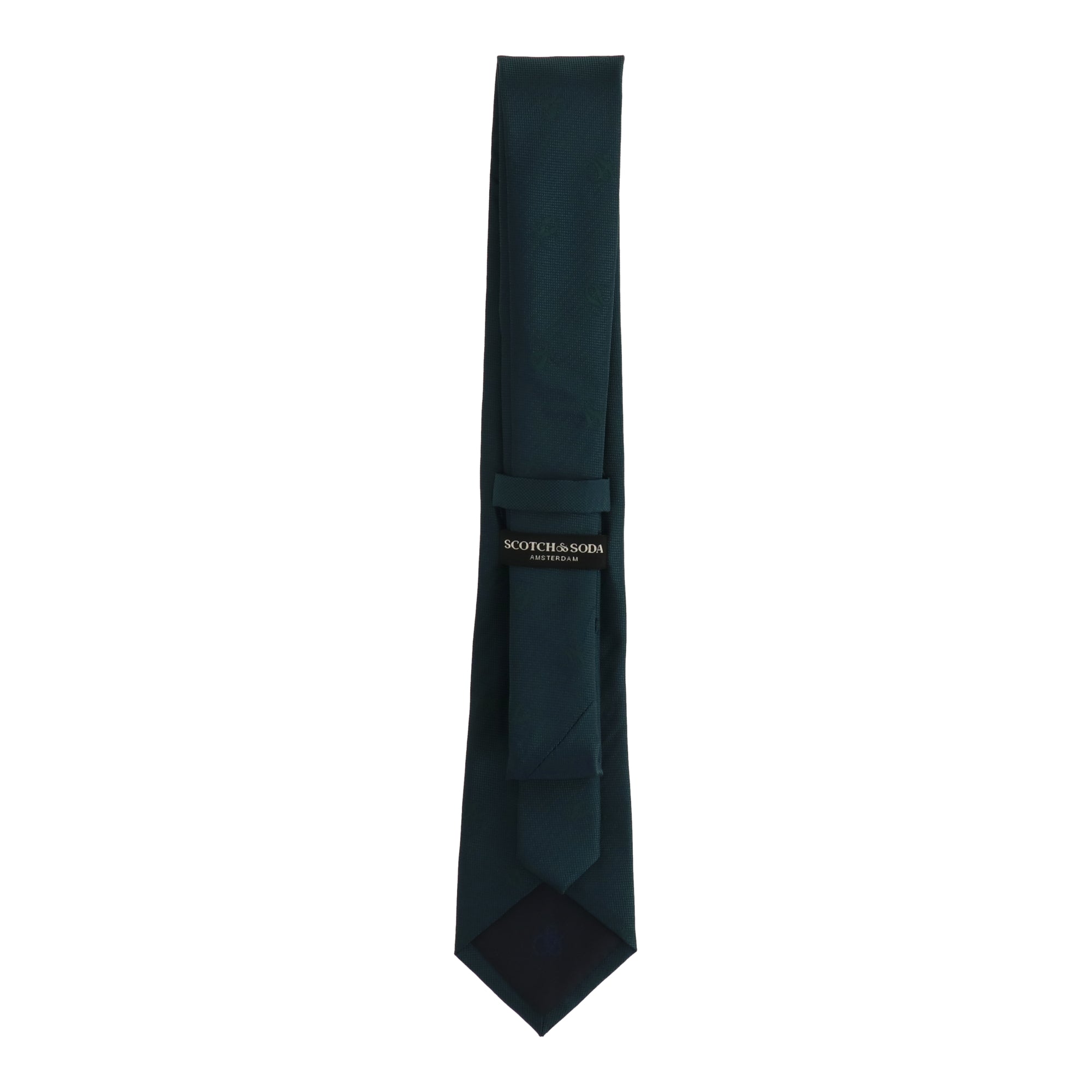 Scotch & Soda Mens Hunter Green Tie