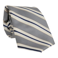Scotch & Soda Mens Silver/Navy Tie Silver Navy