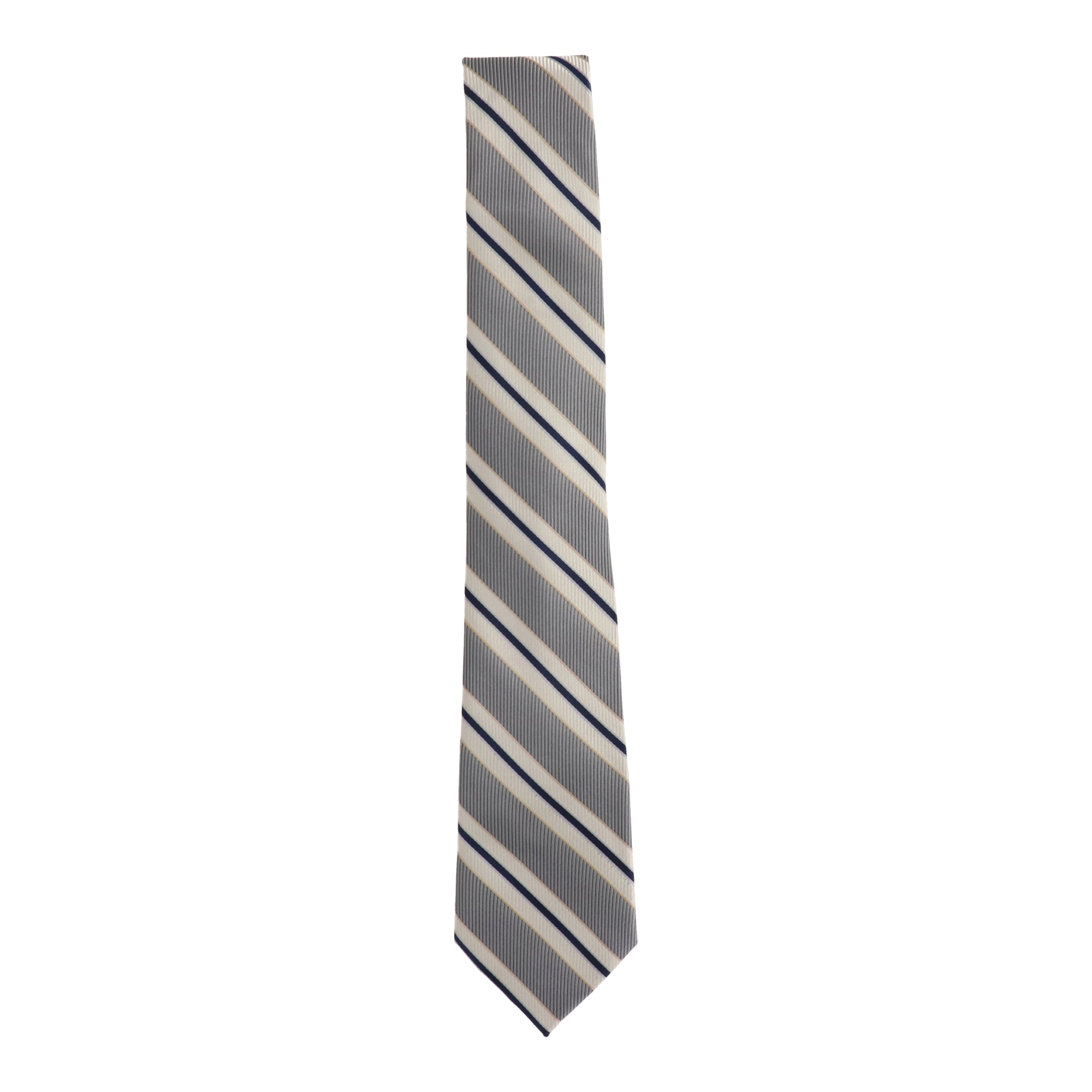 Scotch & Soda Mens Silver/Navy Tie