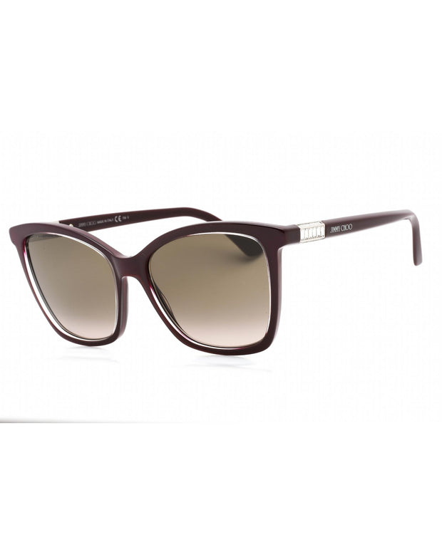 Jimmy Choo Burgundy/Brown Sunglasses with SF Lenses