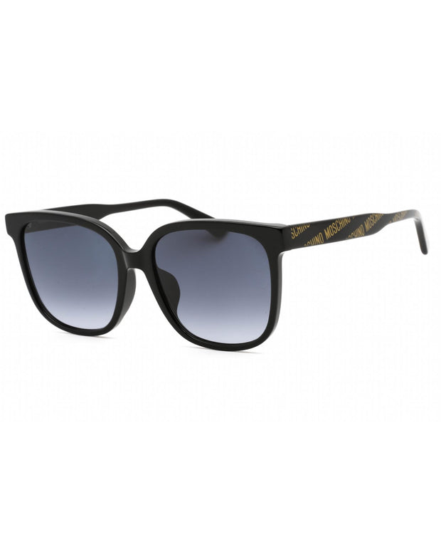 Moschino  MOS134/F/S Sunglasses Black Pattern / Dark Grey Sf