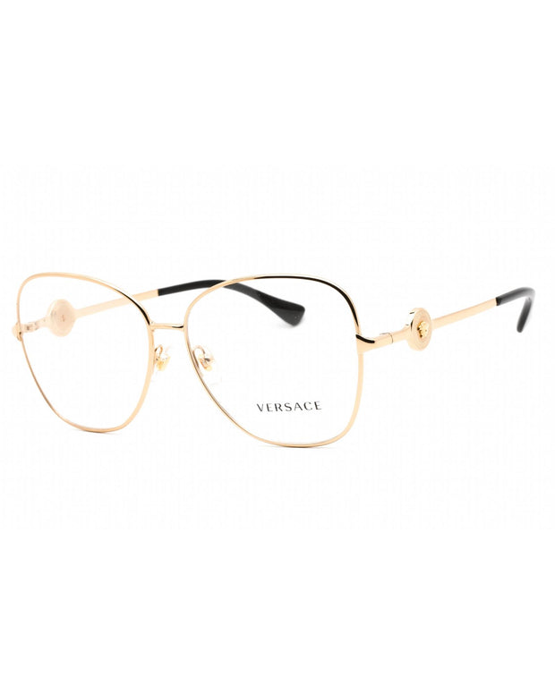 Versace Gold Clear Eyeglasses with Demo Lens