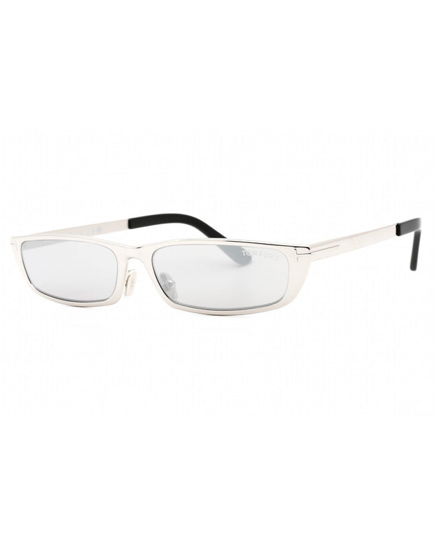 Tom Ford  FT1059 Sunglasses Shiny Palladium / Smoke Mirror