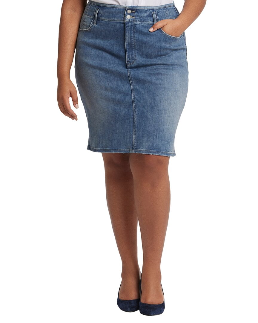 Nydj Plus High-Rise Hollywood Waist Skirt