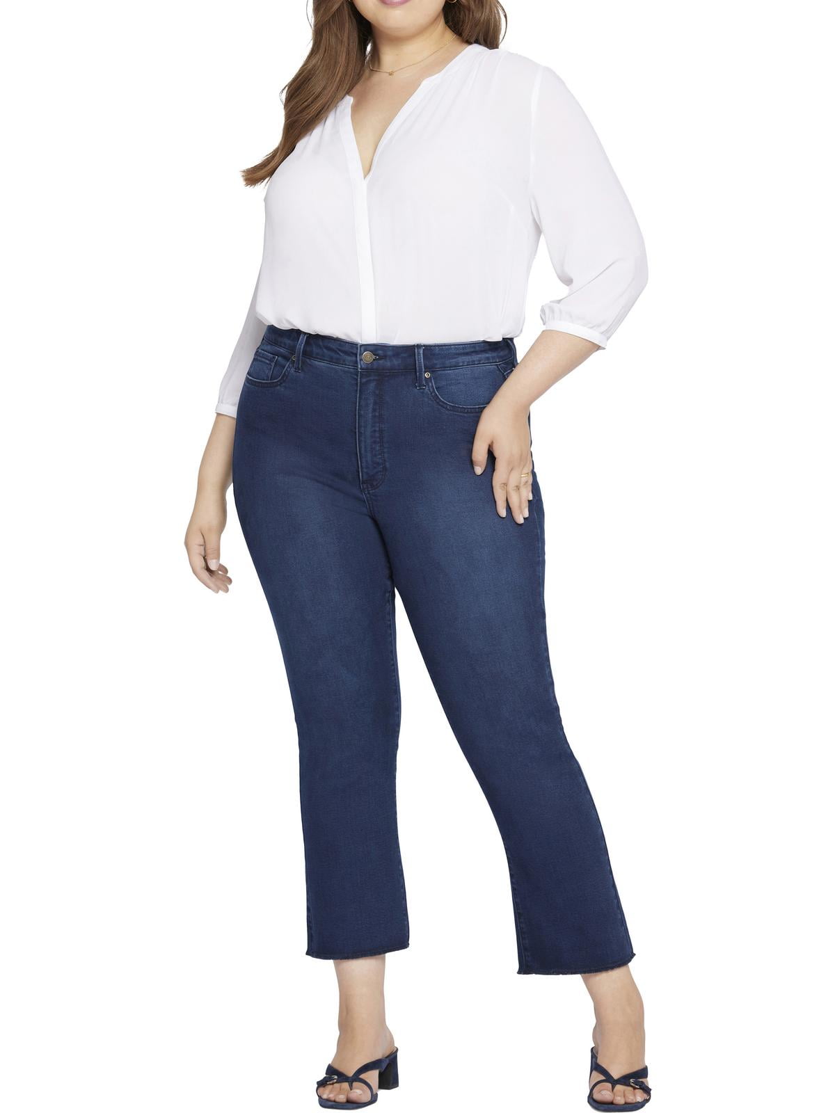 Nydj Plus High-Rise Slim Bootcut Ankle Jean