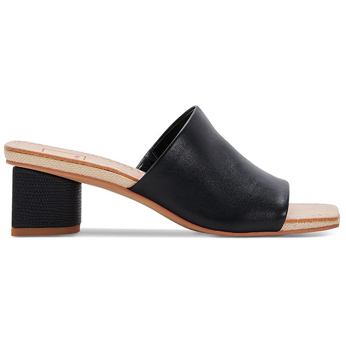 Jolice Womens Leather Slip On Mules