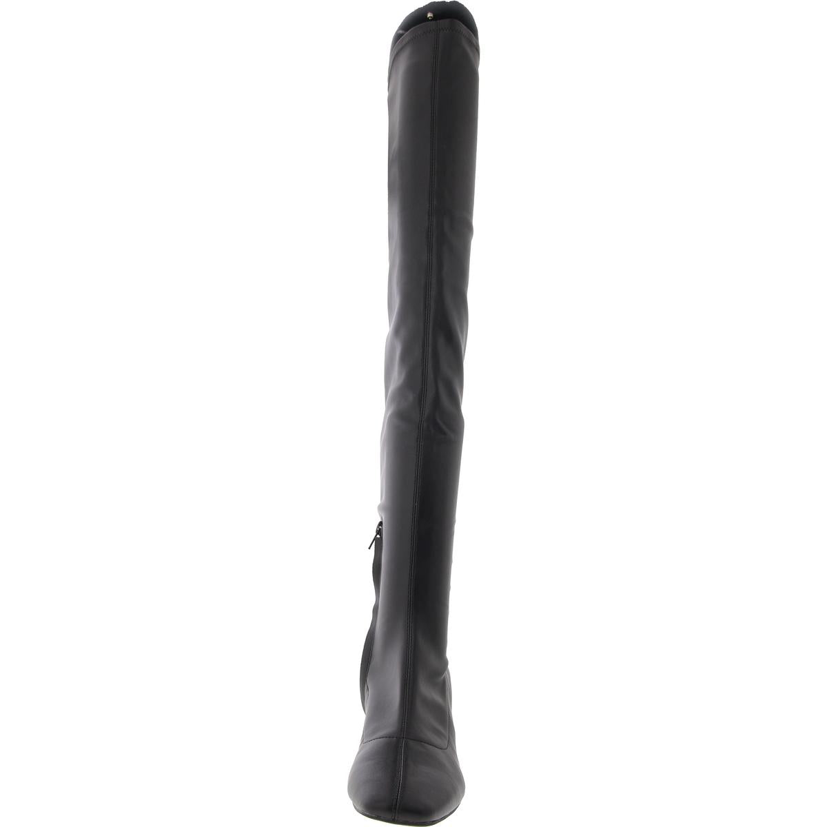 Womens Zipper Manmade Over-The-Knee Boots