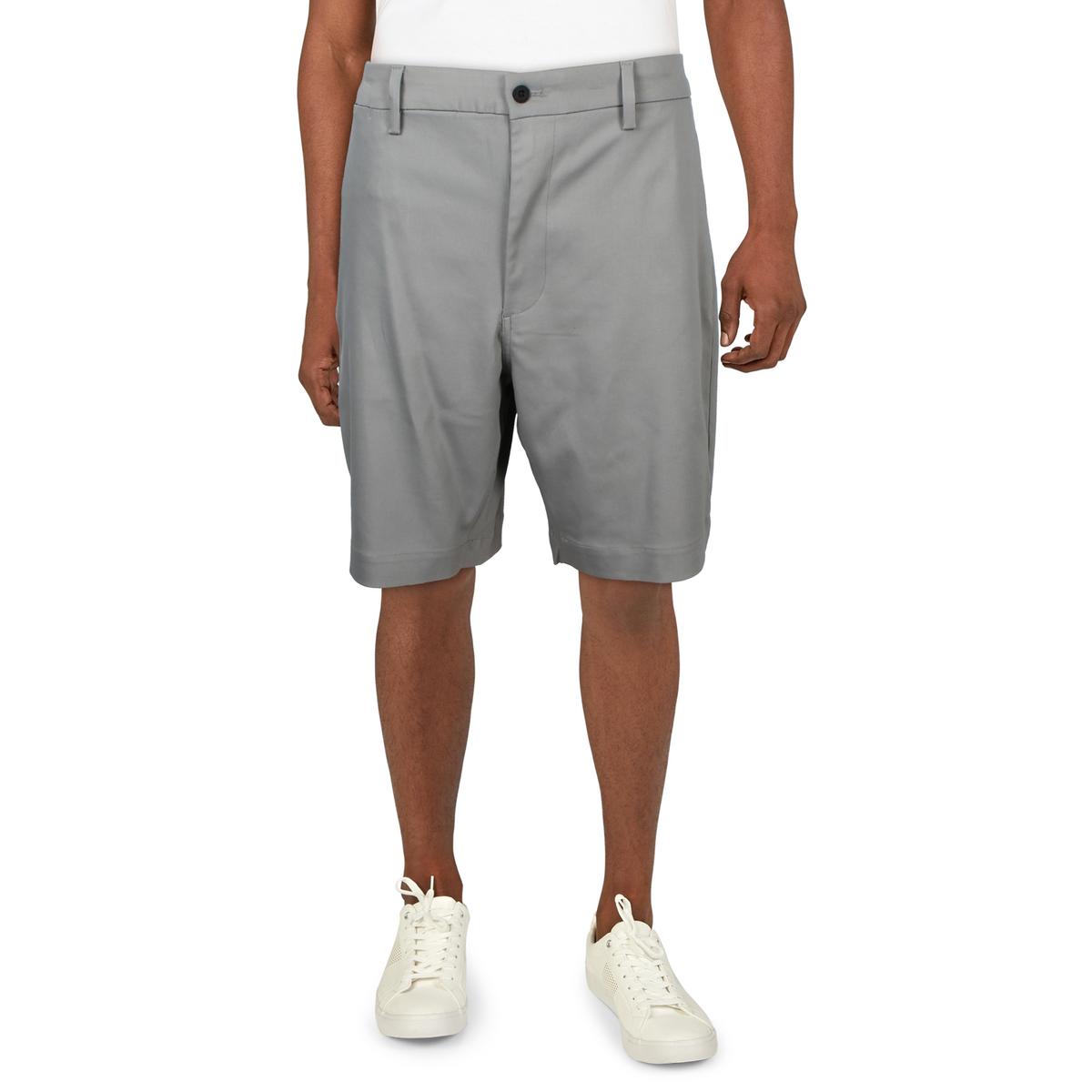 Mens Stretch Cotton Flat Front