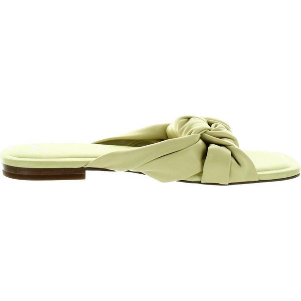 Farisa 3 Womens Knot-Front Square Toe Slide Sandals