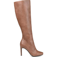GLENDA Womens Square toe Retro Knee-High Boots