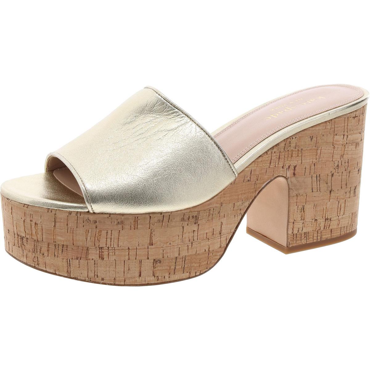 Ibiza Womens Printed Canvas Platform Sandals