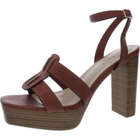 Mandilyn Womens Faux Leather Warm Heels