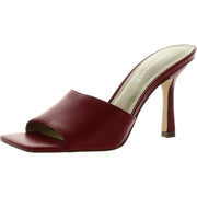 Danria Womens Solid Peep-Toe Heels