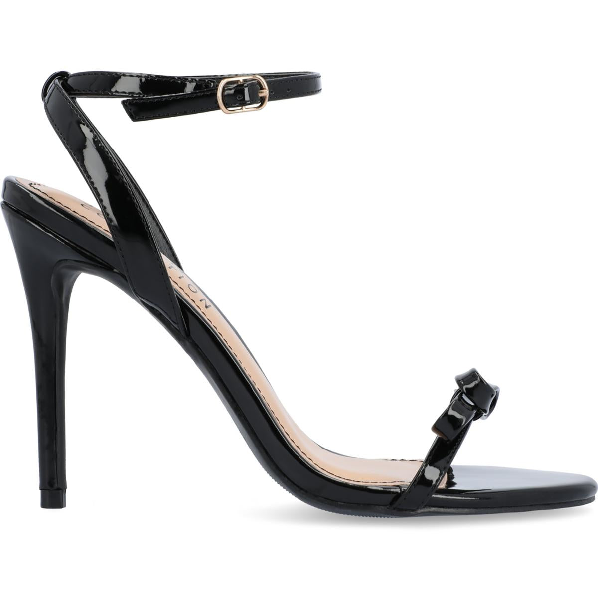 Elvina Womens Patent Ankle Strap