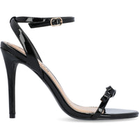Elvina Womens Patent Ankle Strap