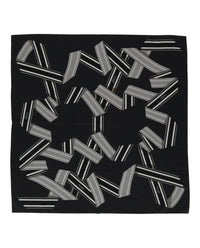 Brioni Mens Patterned Silk Blend Scarf