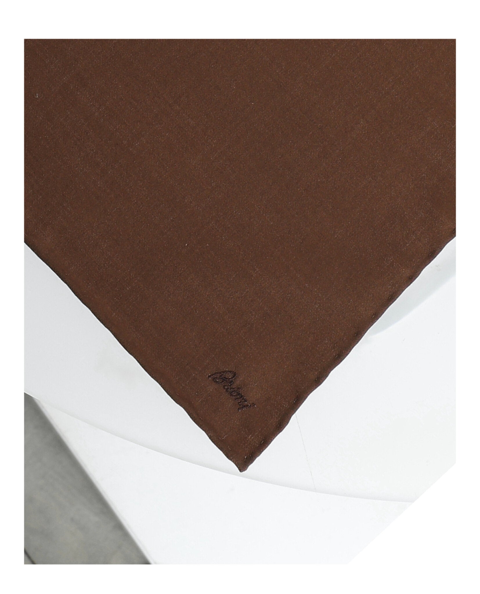 Brioni Mens Hand Rolled Pocket Square