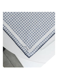 Brioni Mens Checkered Print Pocket Square
