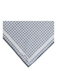 Brioni Mens Checkered Print Pocket Square