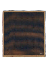 Brioni Mens Houndstooth Pocket Square