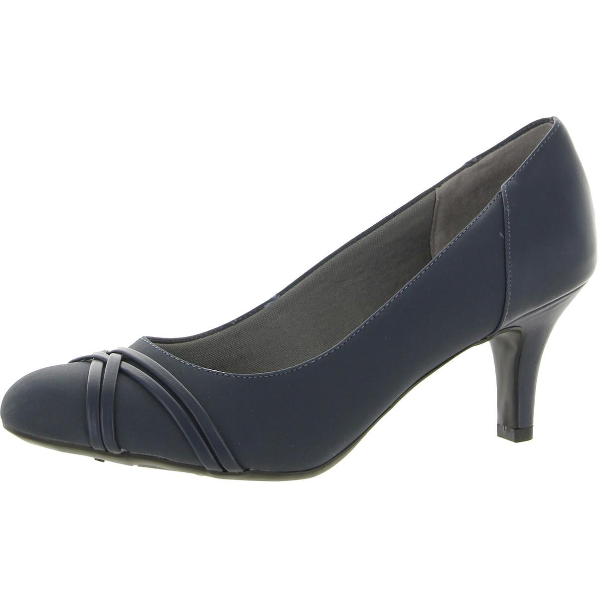 Pascal Womens Comfort Insole Slip On Dress Heels