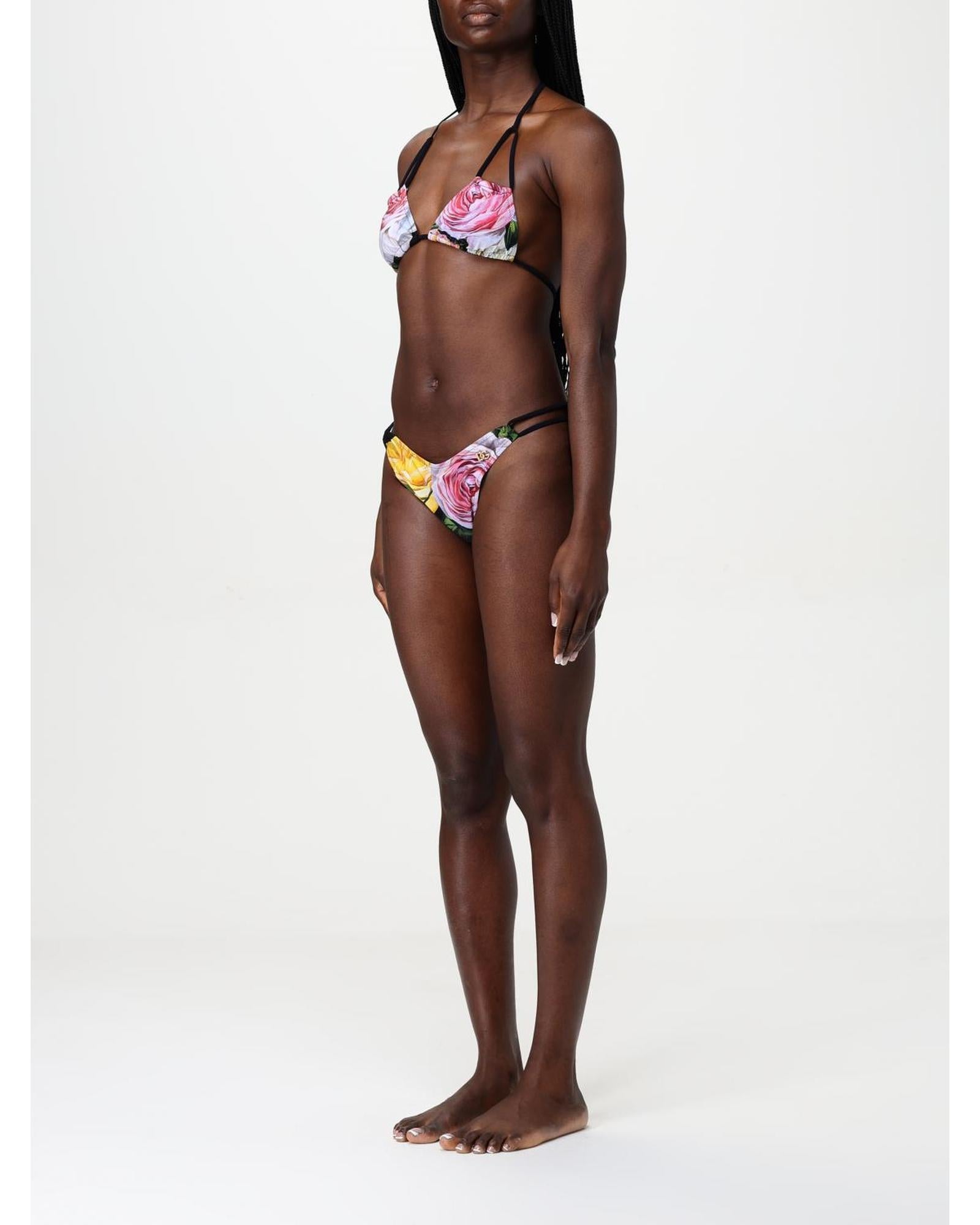 ビキニ DOLCE & GABBANA Peony printed lycra bikini Dolce & Gabbana Floral Print Bikini Swimsuit Women Peony