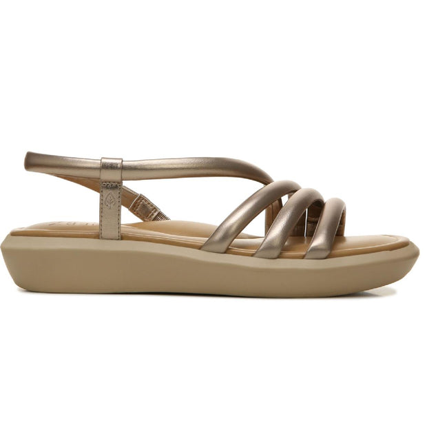 Hobby Womens Strappy Square Toe Wedge Sandals