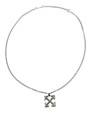 Off-White Mens Arrow Chain Drop Necklace