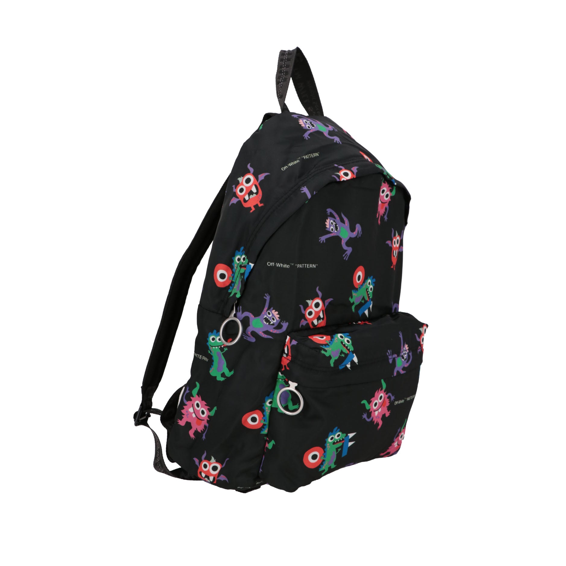 OFFWHITE Off White Kids Black Multi Backpack