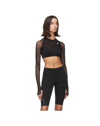 Off-White Athletic Shorts Side Stripe Women Black
