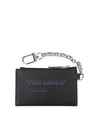 Off-White Card Holder For Cards Men Black Wallets