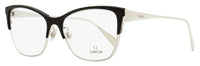 Omega OM5001H Butterfly Eyeglasses 01A Palladium/Black 54mm Palladium Black