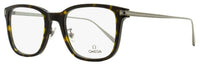 Omega Square Eyeglasses OM5005H 052 Havana/Palladium 54mm Havana Palladium