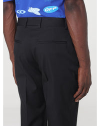 Off-White StraightLeg Trousers Men Black Pants