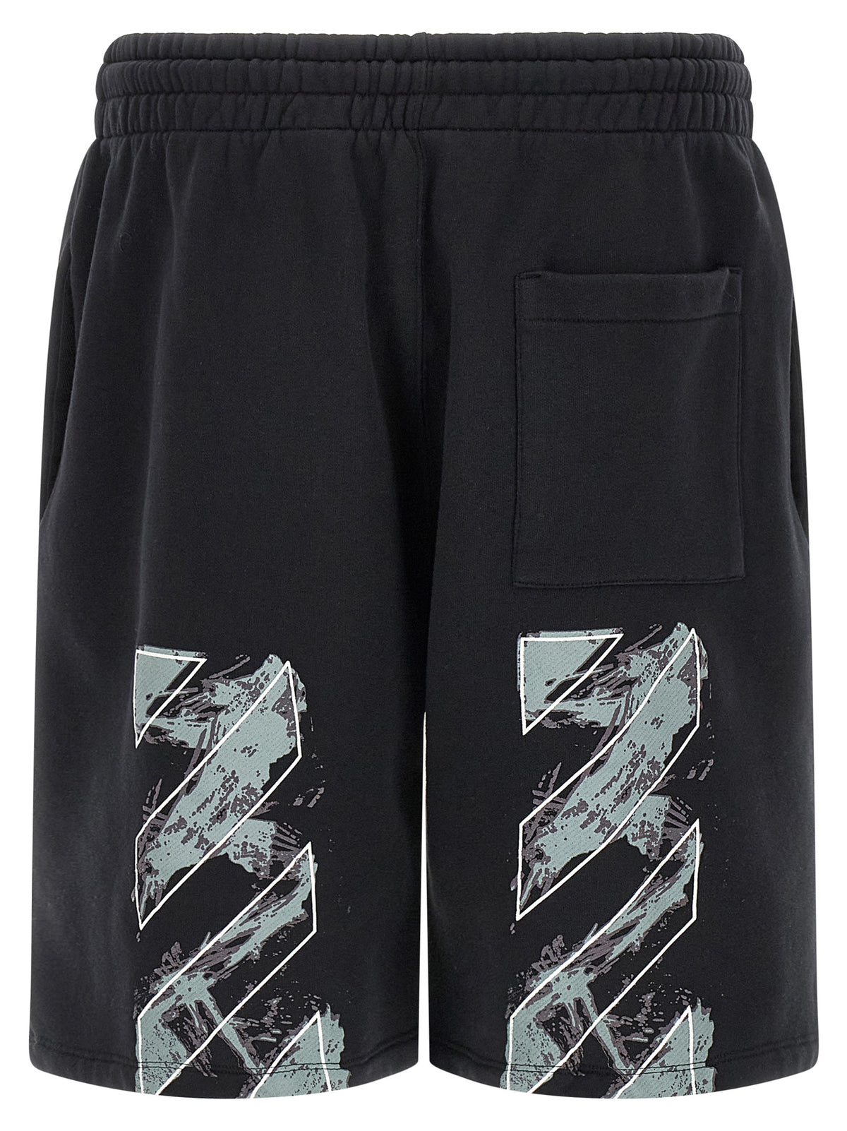 Off-White Men 'Paint Diag Skate' Bermuda Shorts