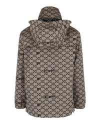 Off-White Mens Monogram Allover Windbreaker Jacket
