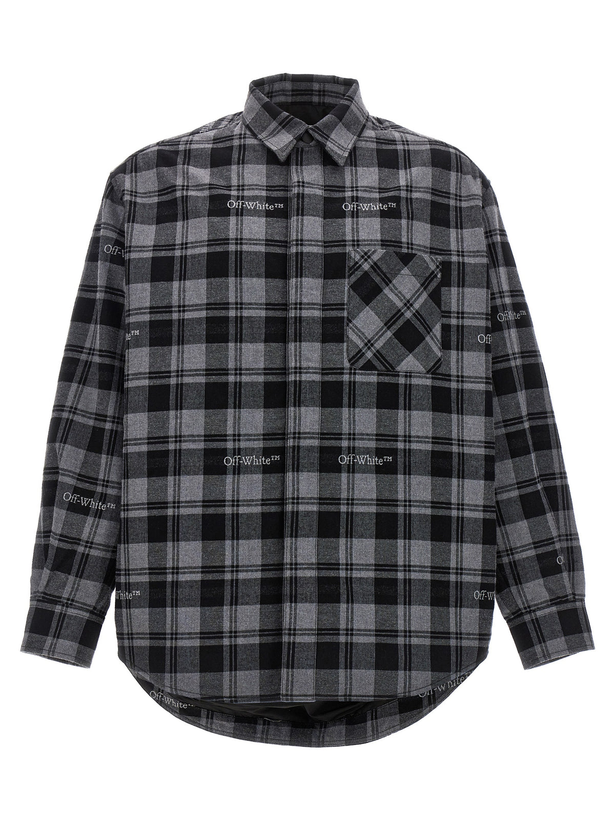 Off-White Men 'Check Flannel Padded' Jacket