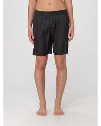 Off-White Swim Trunks QuickDrying Lightweight Men Black Swimwear