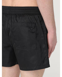 Off-White Swim Shorts Black Swim Trunks Men Swimwear