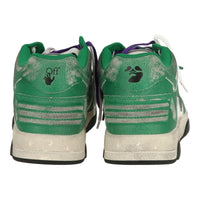 Off White Mens White/Green Sneaker
