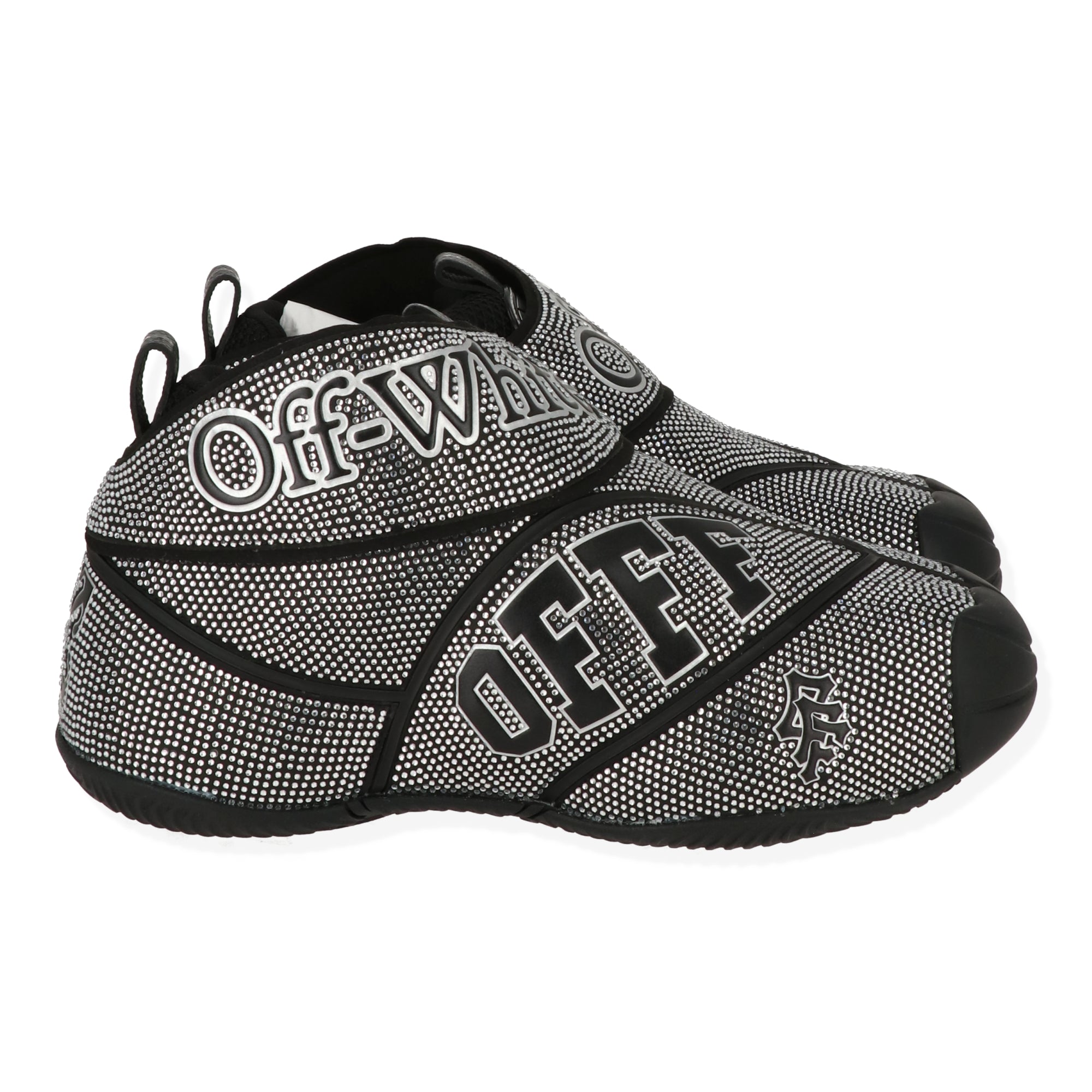 Off White Mens Silver/Black Sneaker
