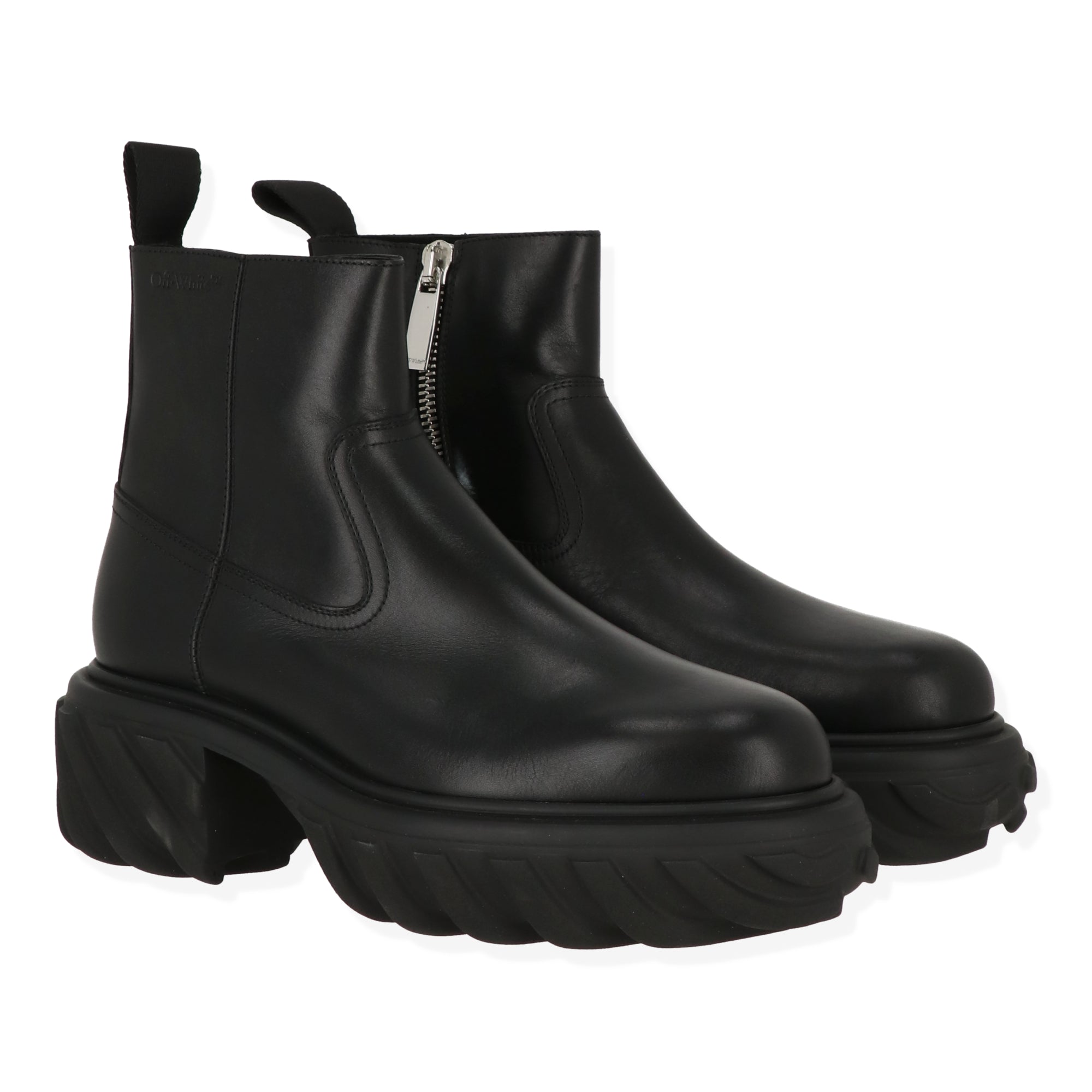 Off White Mens Black Boot