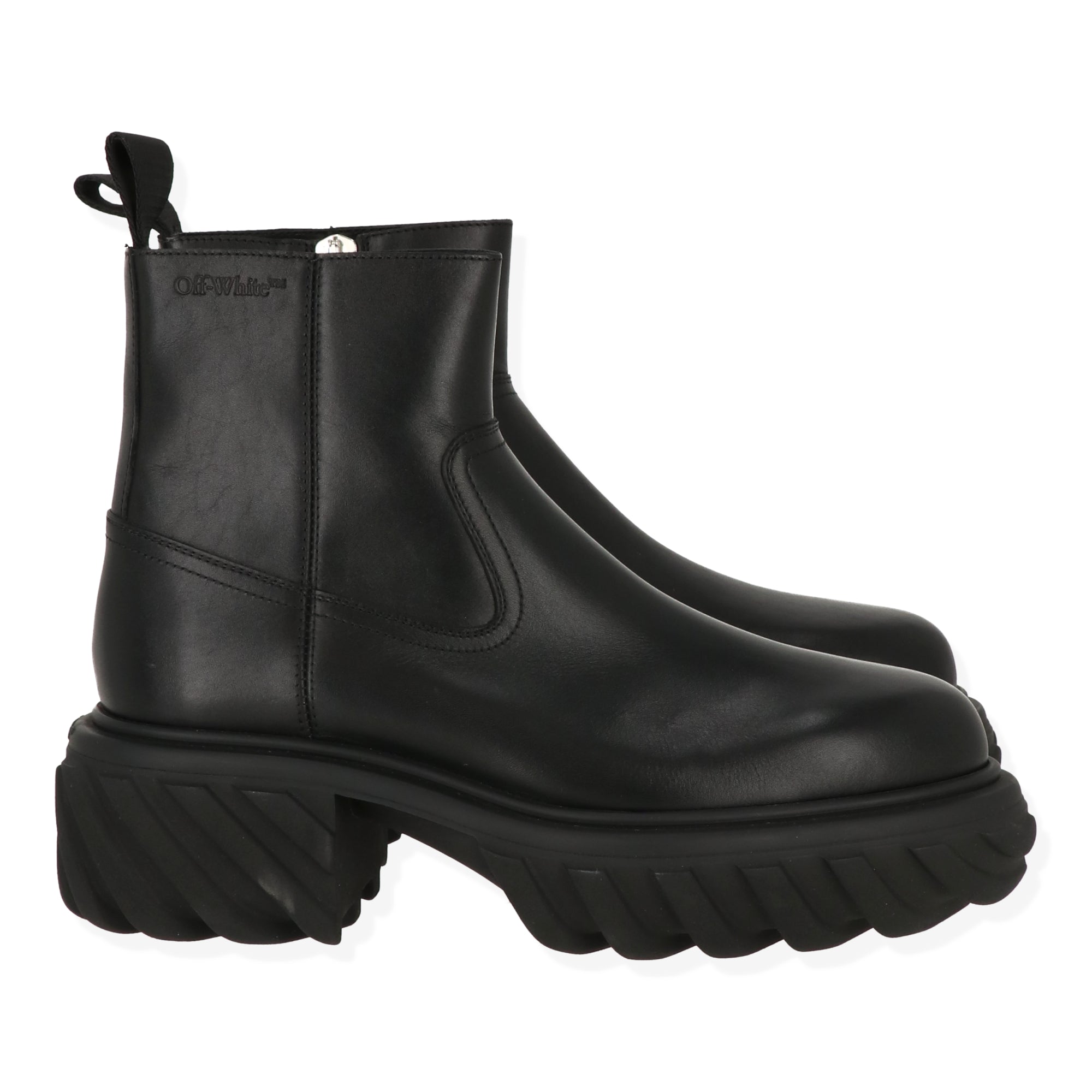 Off White Mens Black Boot