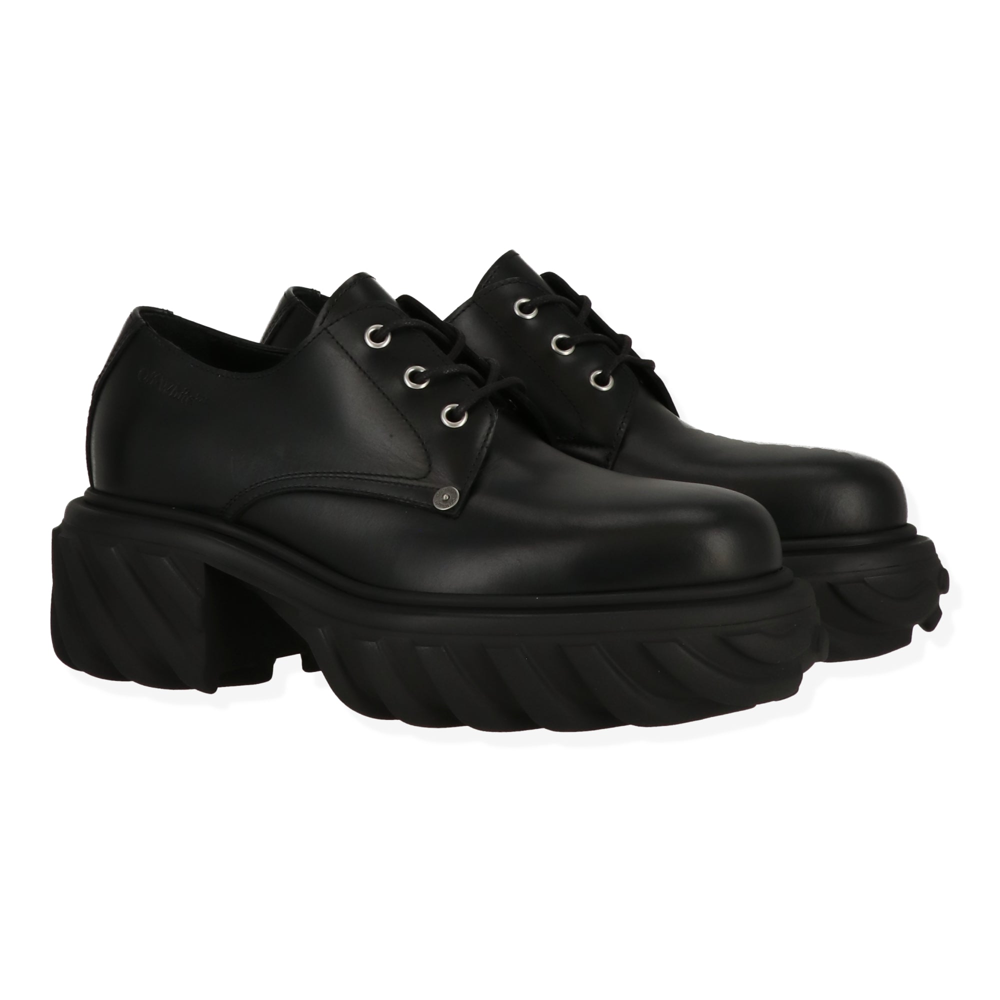 Off White Mens Black Loafer