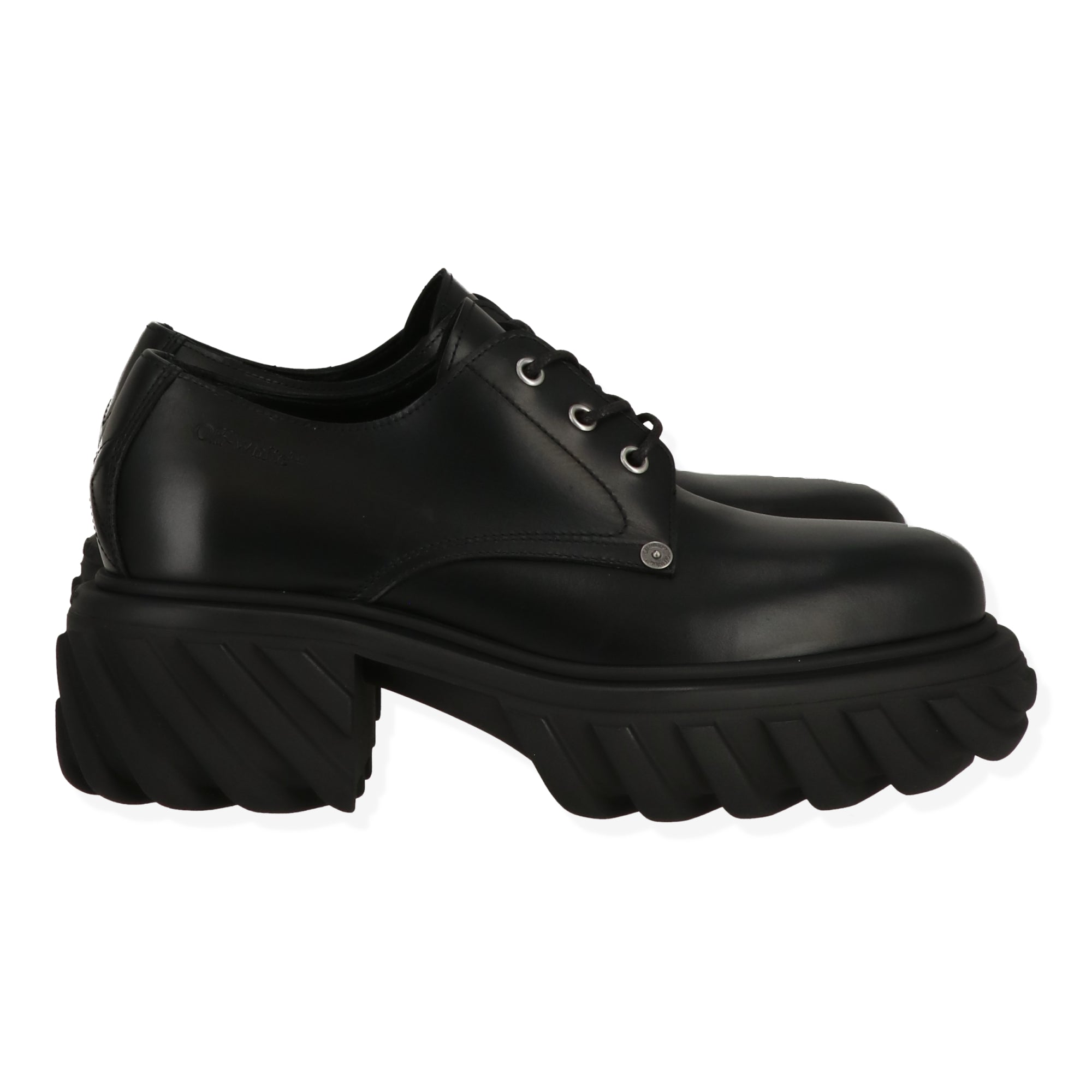 Off White Mens Black Loafer