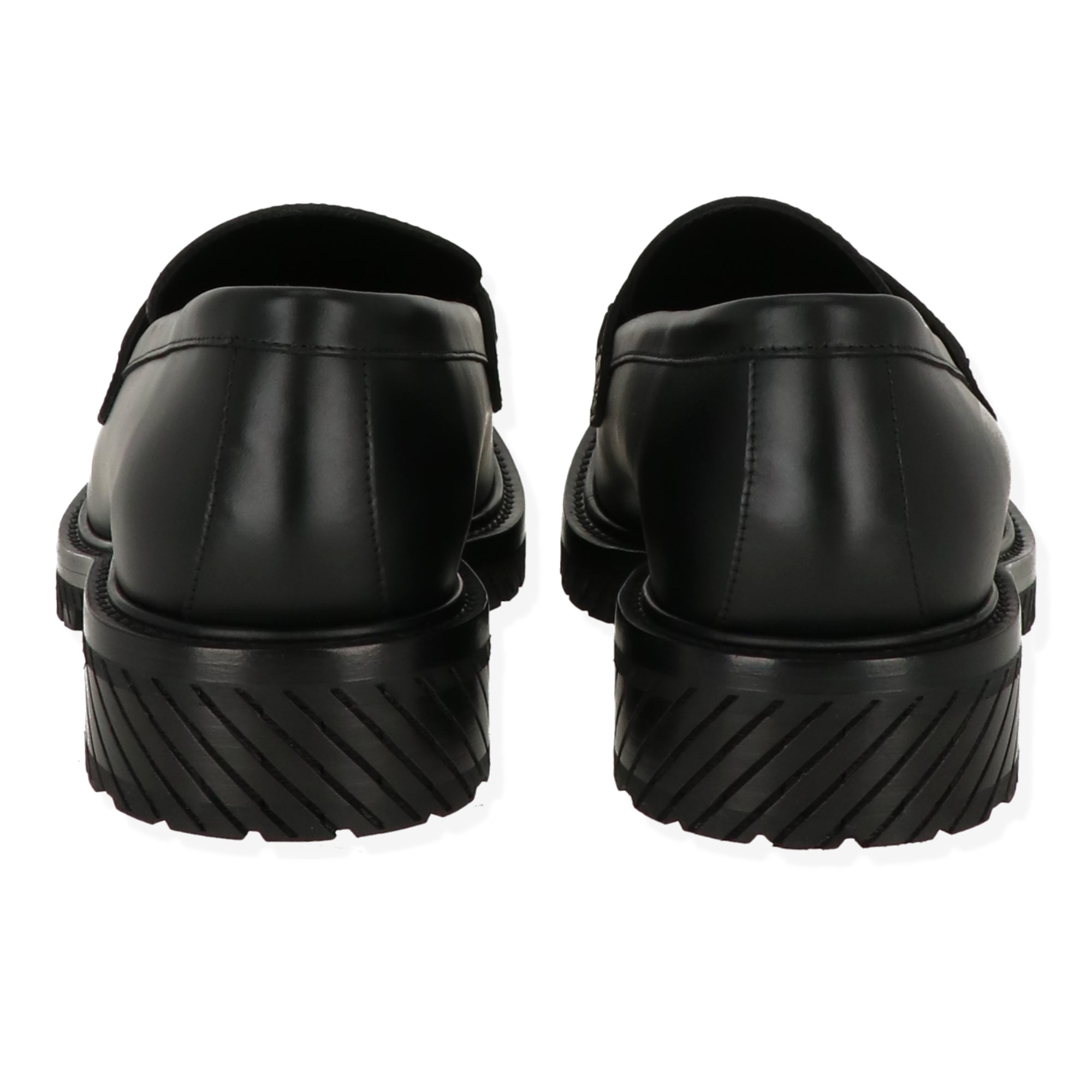 Off White Mens Black Loafer