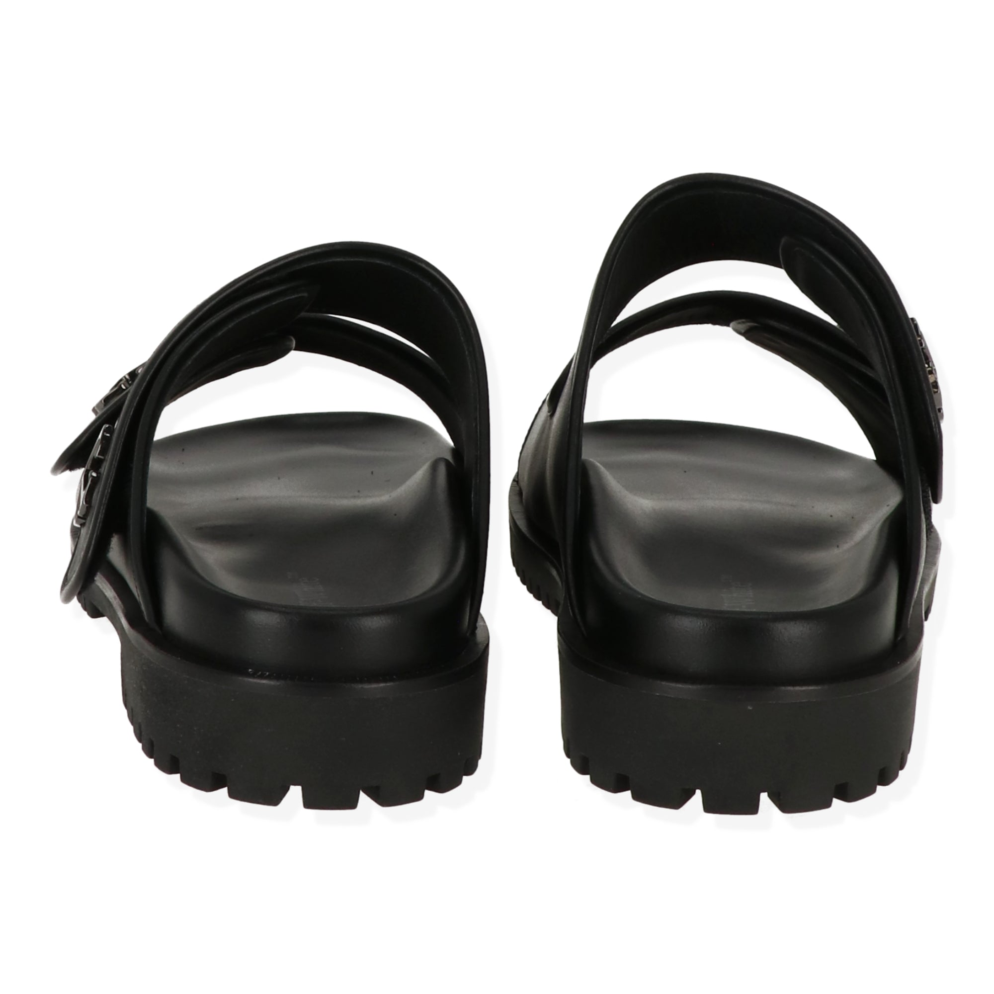 Off White Mens Black/Silver Sandal