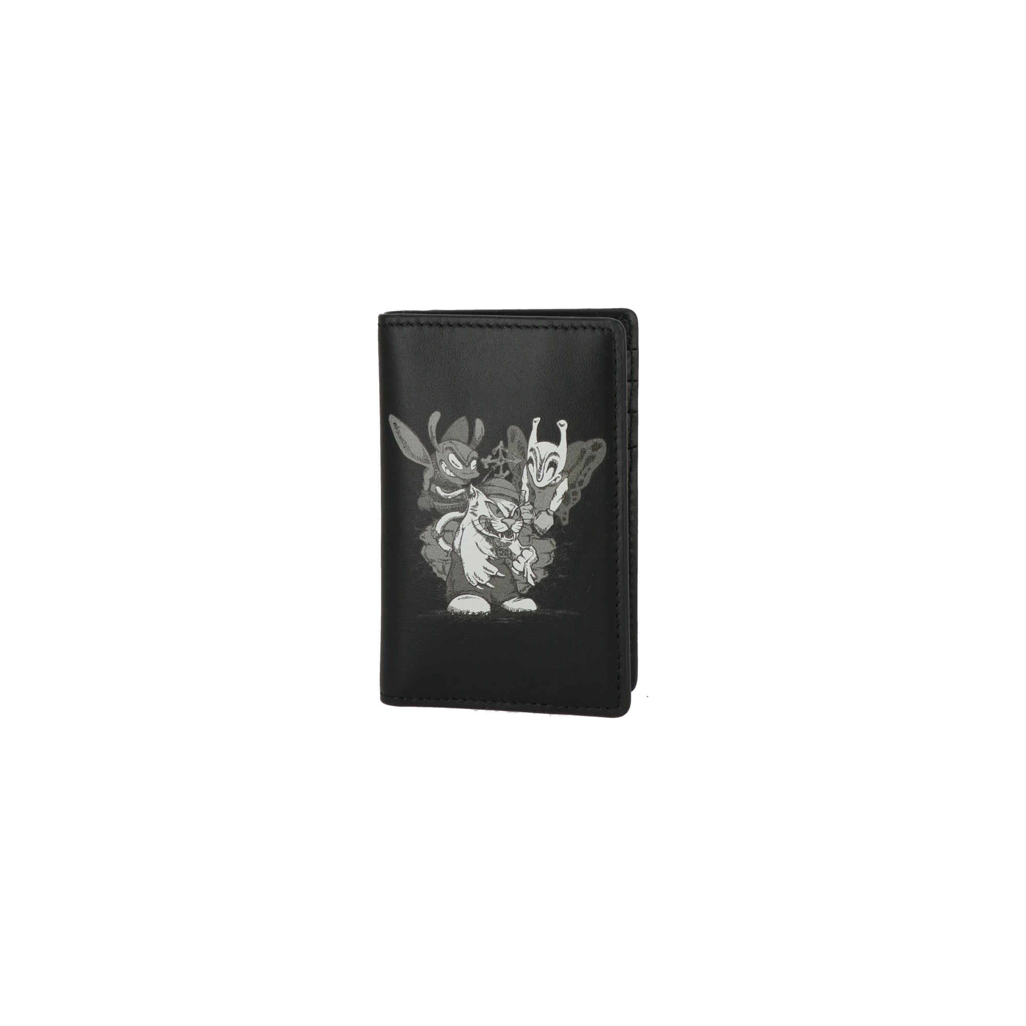 Off White Mens Black/White Card Holder