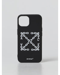 Off-White iPhone 13 Chain Print Case Unisex Black Accessories