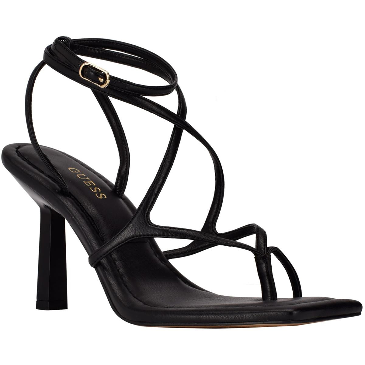Leeba Womens Faux Leather Thong Heels